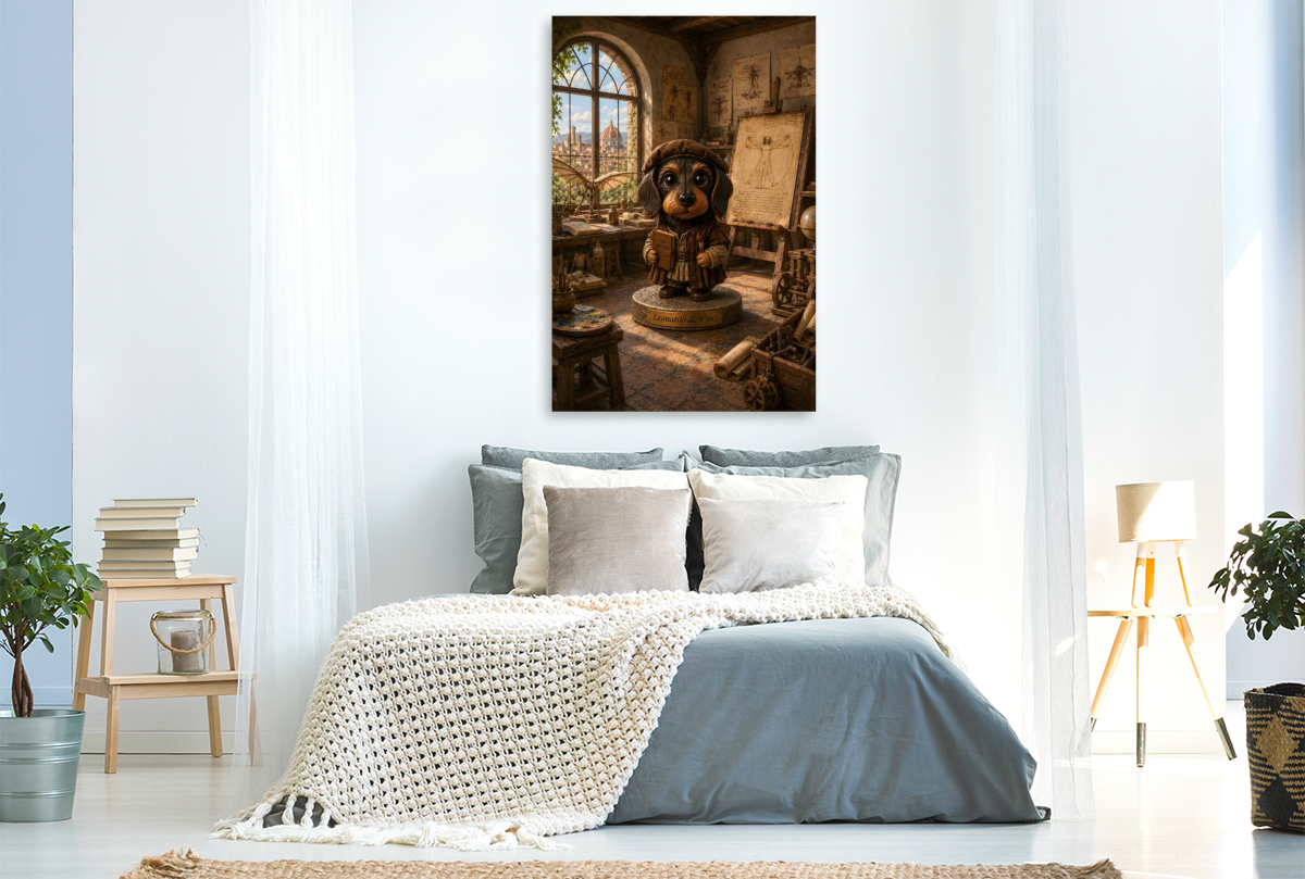 Dackel als Leonardo da Vinci