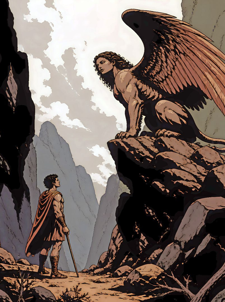 Ödipus und die Sphinx