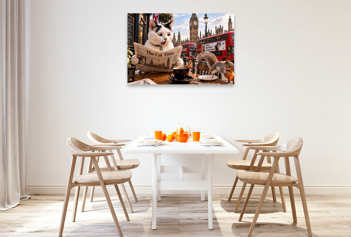 Eine Katze in London