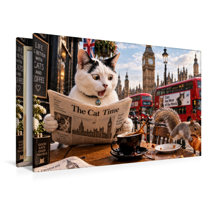 Eine Katze in London