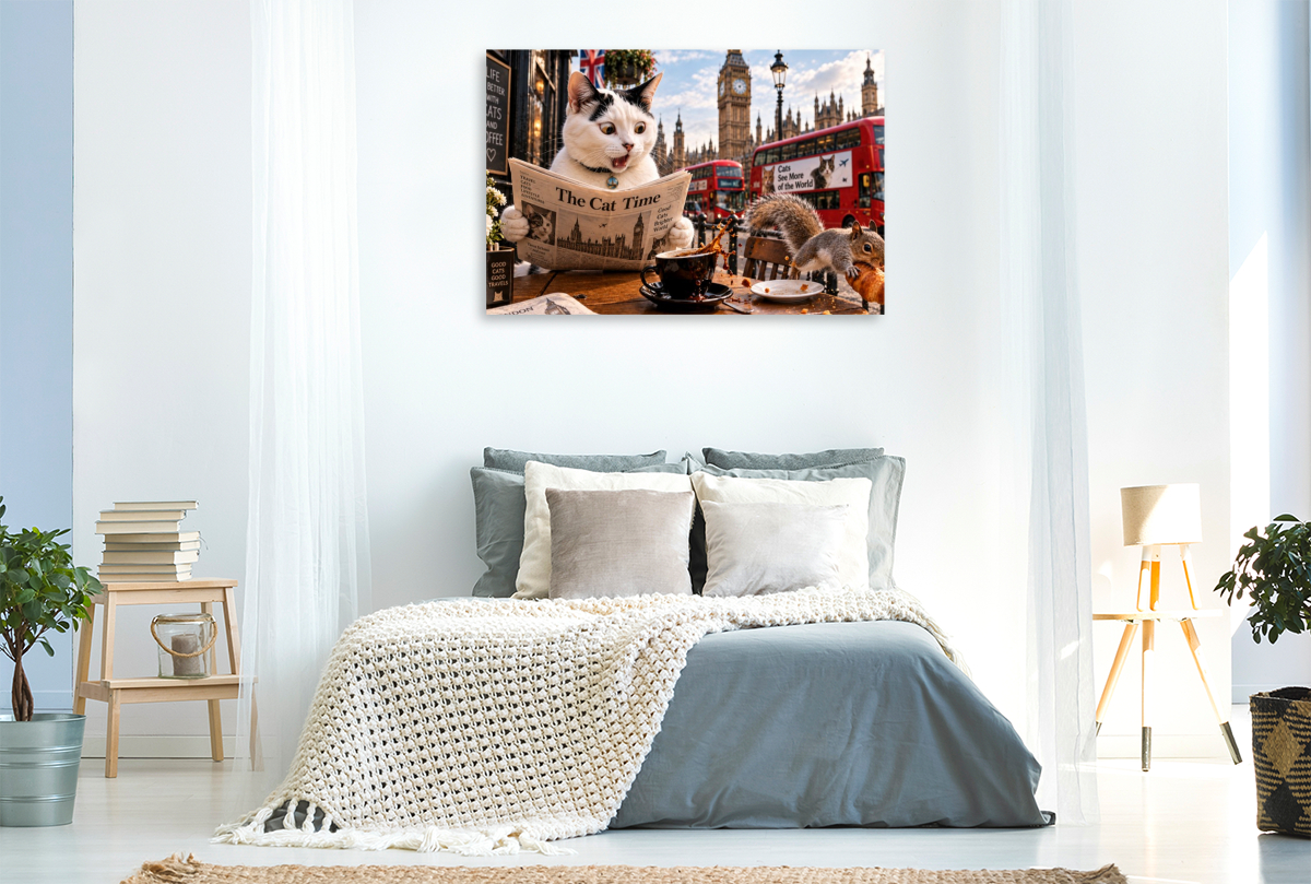 Eine Katze in London