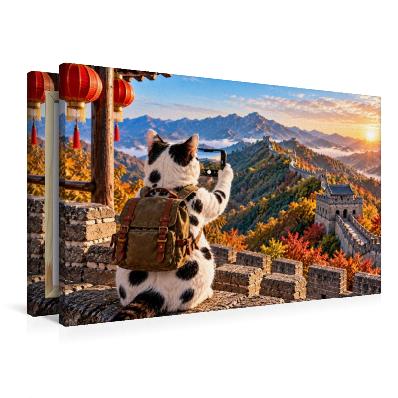 Eine Katze in China