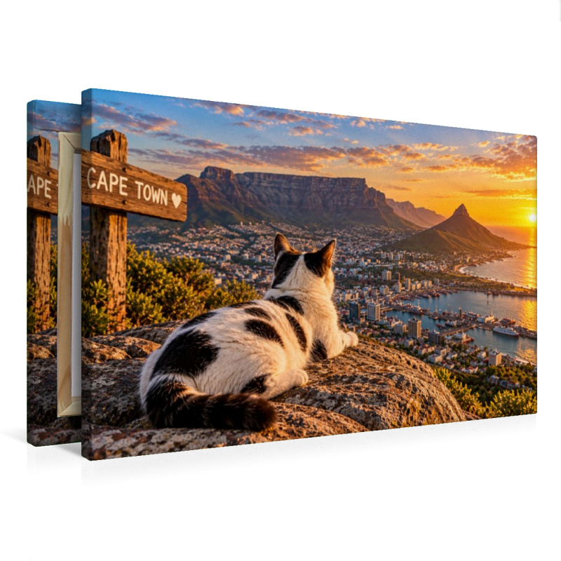 Eine Katze in Kapstadt