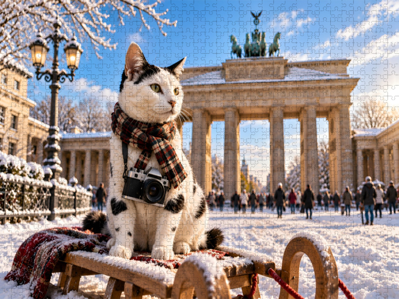 Eine Katze in Berlin
