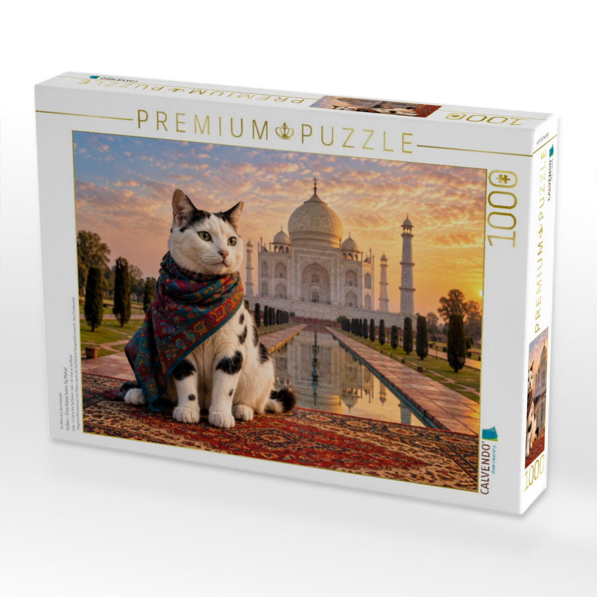 Indien - Eine Katze beim Taj Mahal
