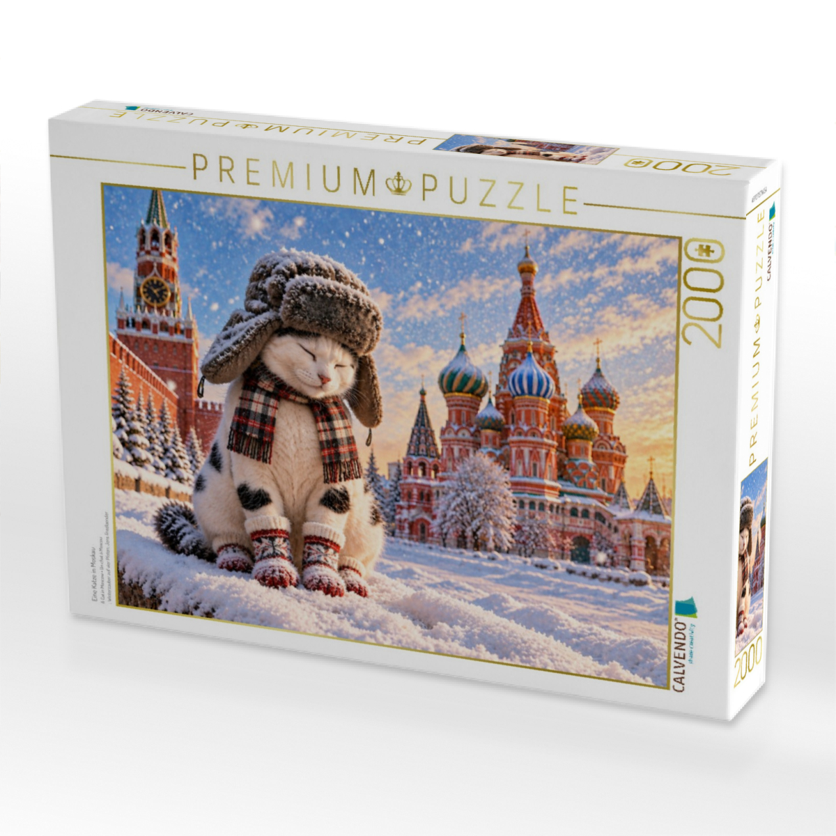 Eine Katze in Moskau