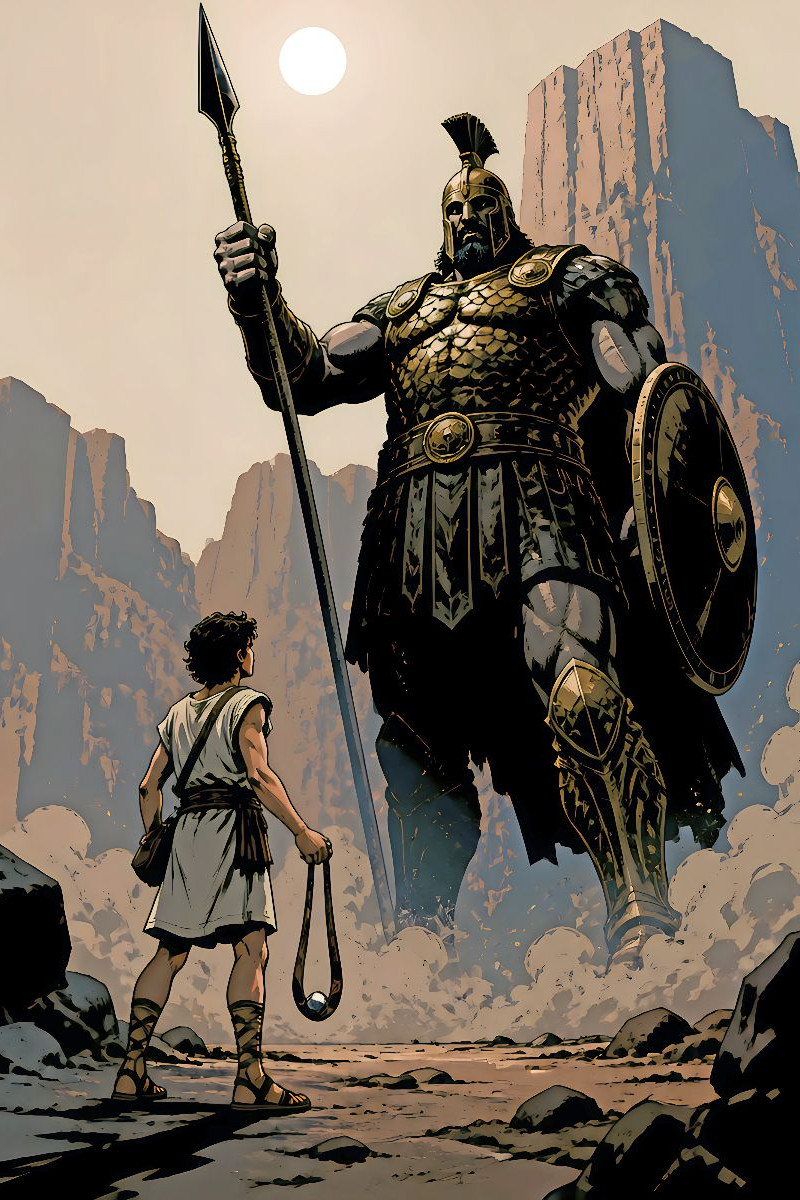 David und Goliath