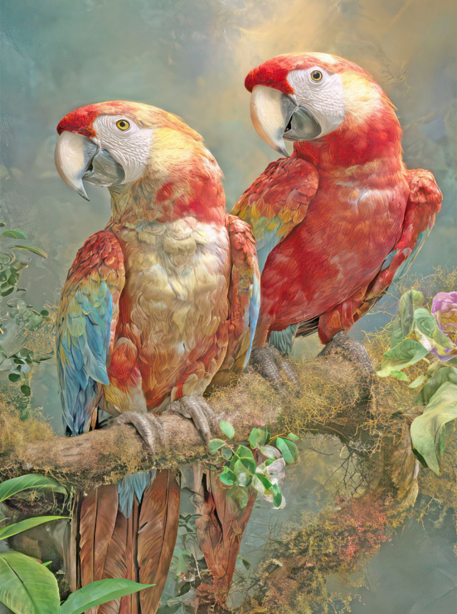 Vögel in ihrer Schönheit - Illustrationen