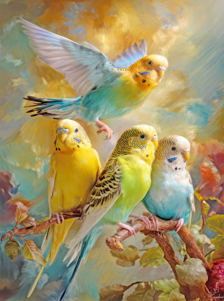 Vögel in ihrer Schönheit - Illustrationen