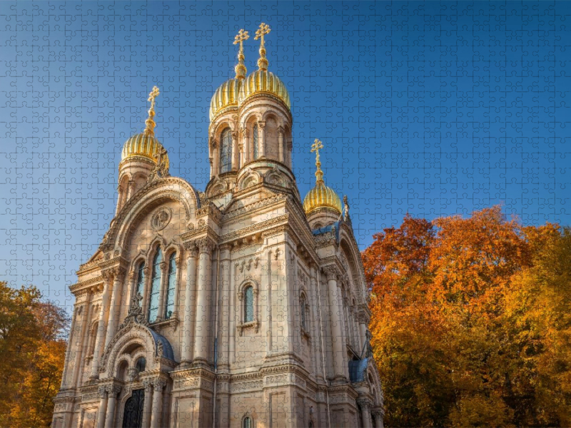 Russisch-Orthodoxe Kirche auf dem Neroberg in Wiesbaden, Hessen