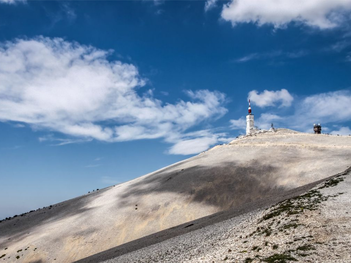 Gipfel des Mont Ventoux (1.910 m), Provence
