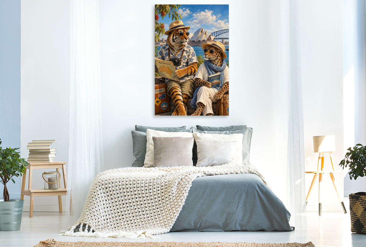 Tiger und Leopard unterwegs in Australien