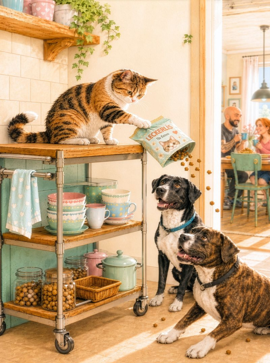 Katzen haben Personal? Von wegen!