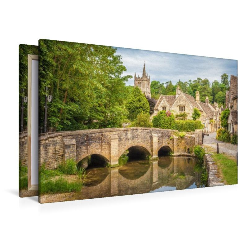 Das Dorf Castle Combe, Wiltshire, England