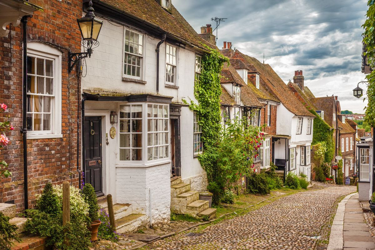 Mermaid Street in Rye, East Sussex, England