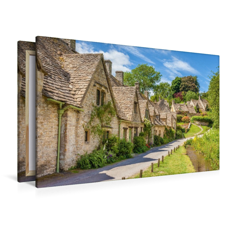 Arlington Row in Bibury, Cotswolds, Gloucestershire, England