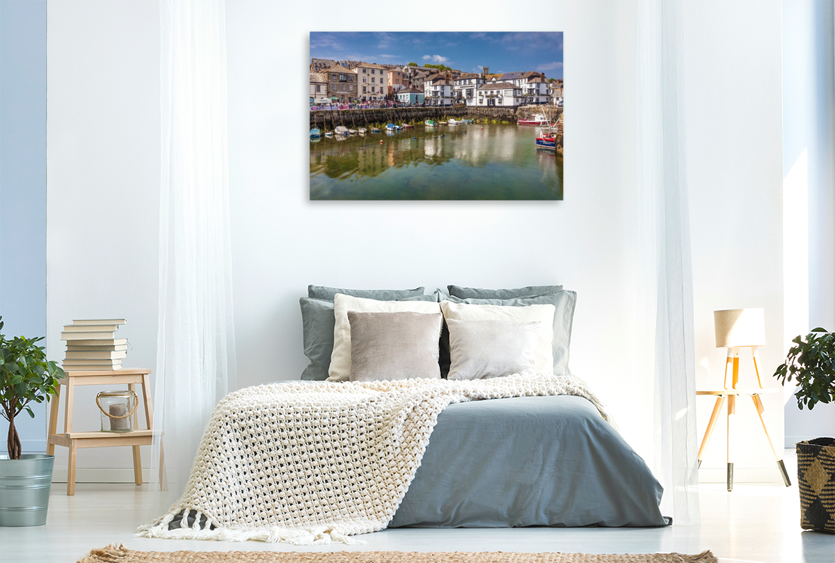 Alter Hafen von Falmouth, Cornwall, England
