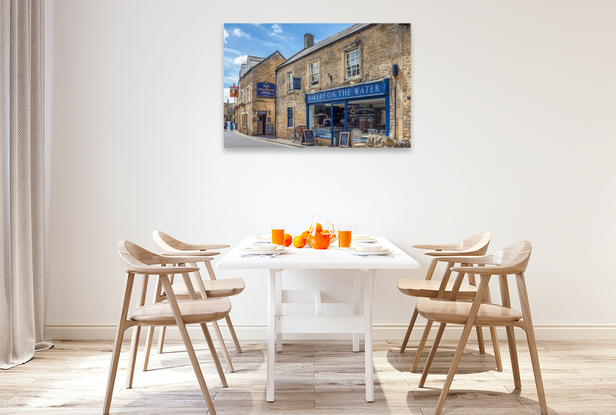 Altstadt von Bournton-on-the-Water, Cotswolds, Gloucestershire, England