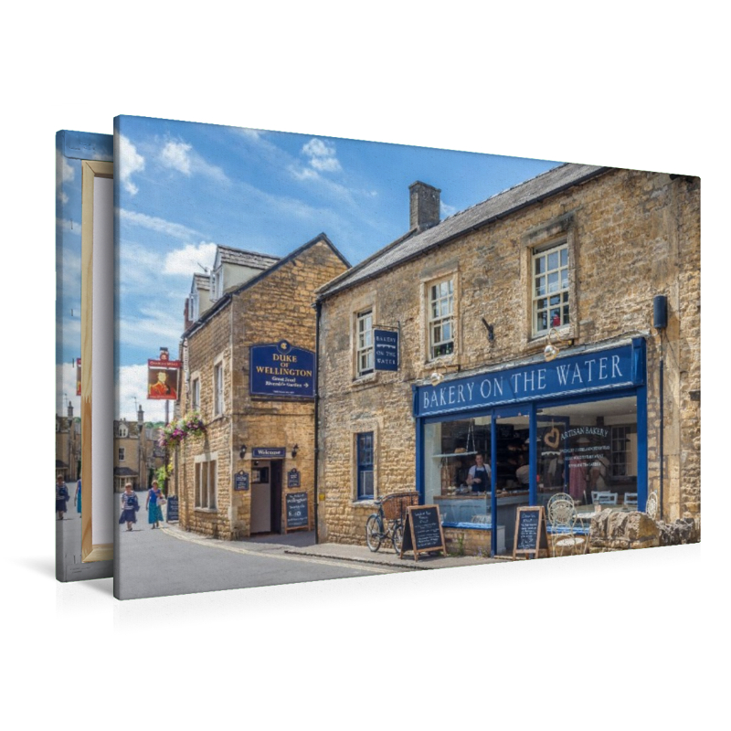 Altstadt von Bournton-on-the-Water, Cotswolds, Gloucestershire, England