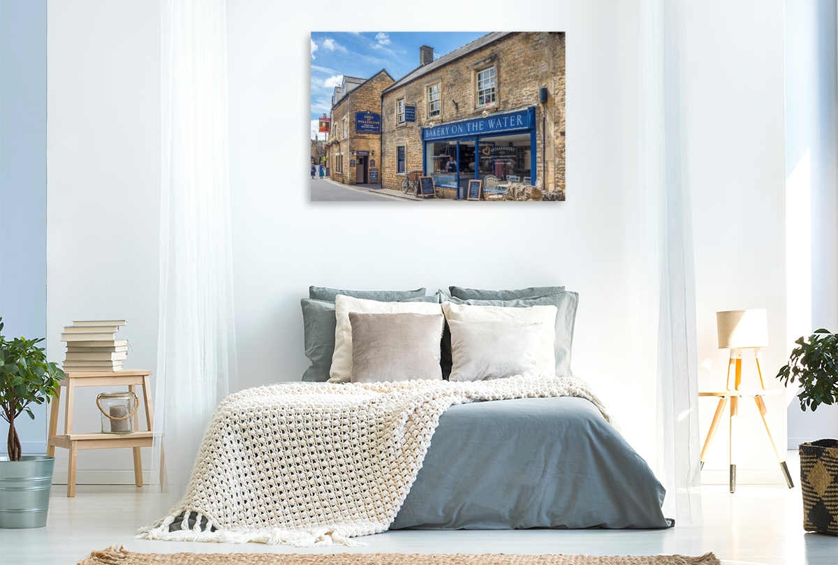 Altstadt von Bournton-on-the-Water, Cotswolds, Gloucestershire, England
