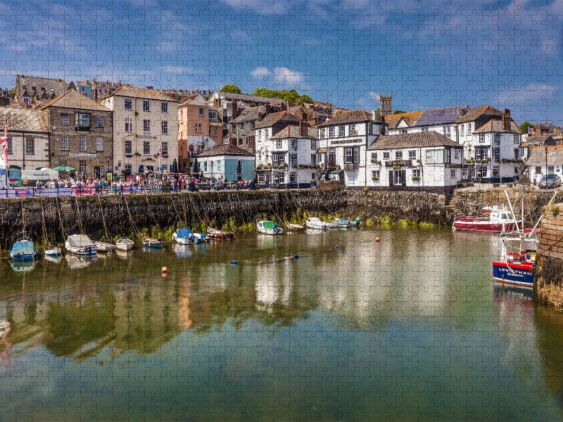 Alter Hafen von Falmouth, Cornwall, England