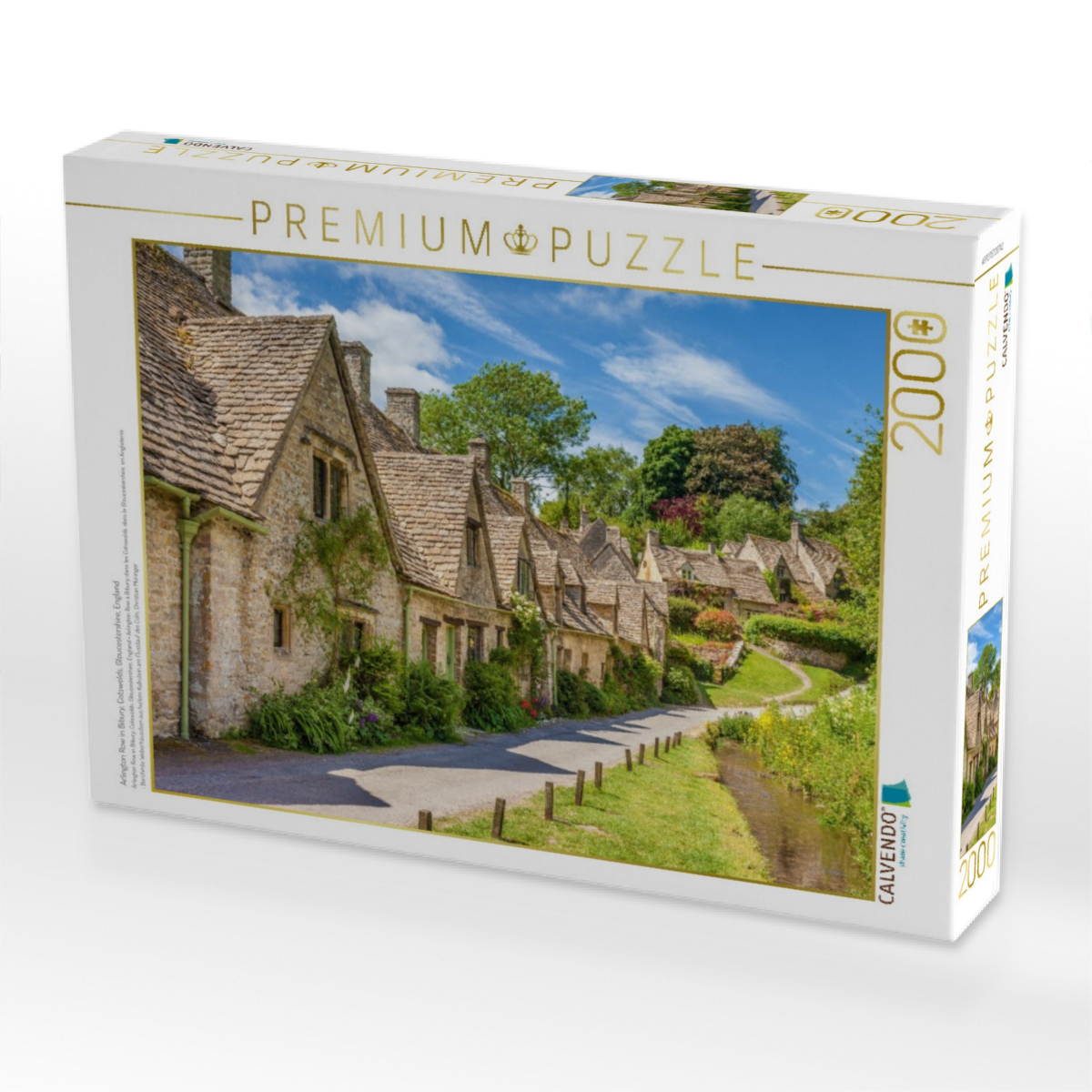 Arlington Row in Bibury, Cotswolds, Gloucestershire, England