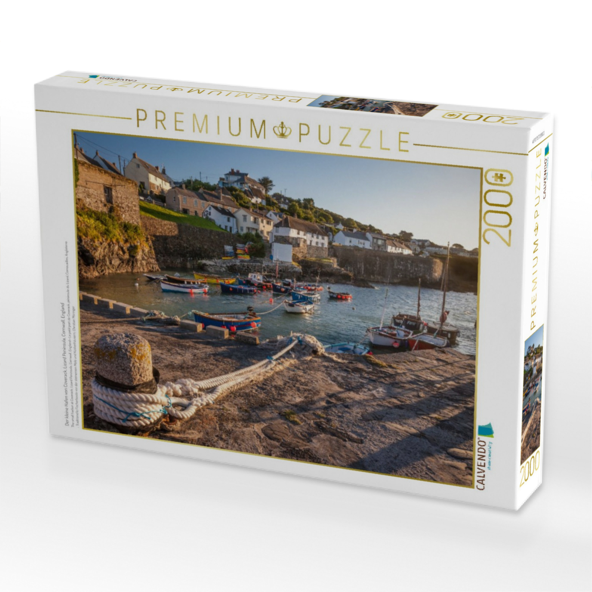 Der kleine Hafen von Coverack, Lizard Peninsula, Cornwall, England