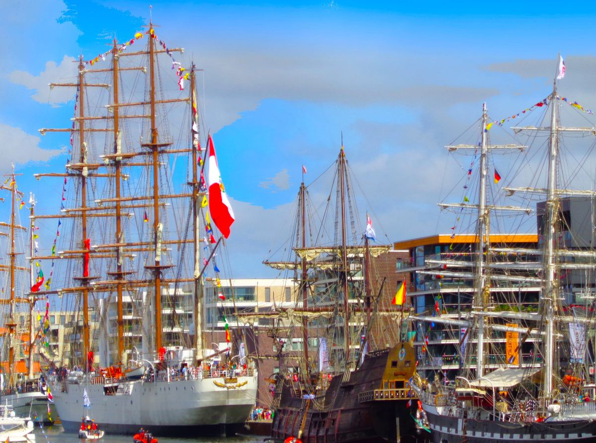 Die weltbekannte 'SAIL Bremerhaven'