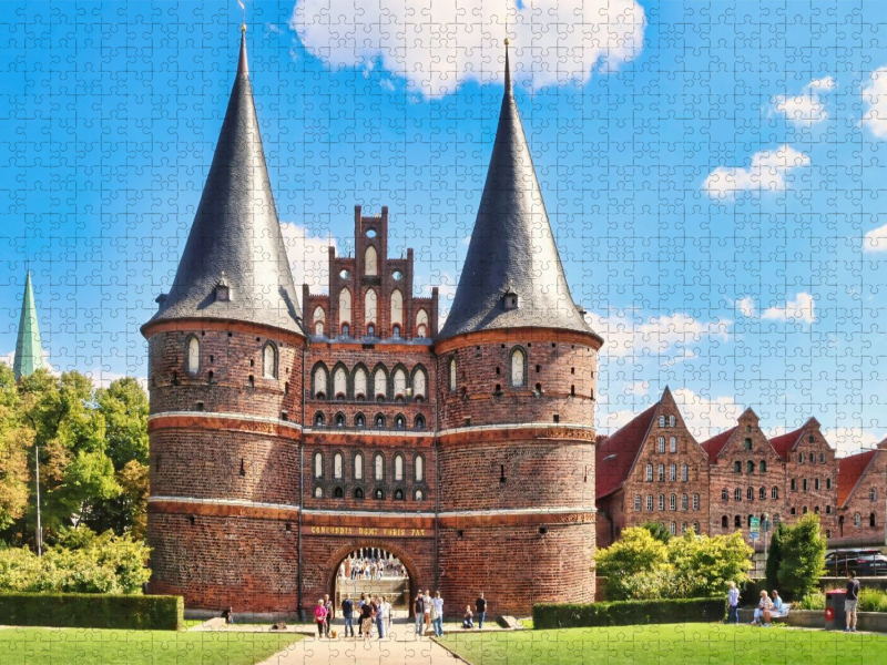 Das Holstentor in Lübeck