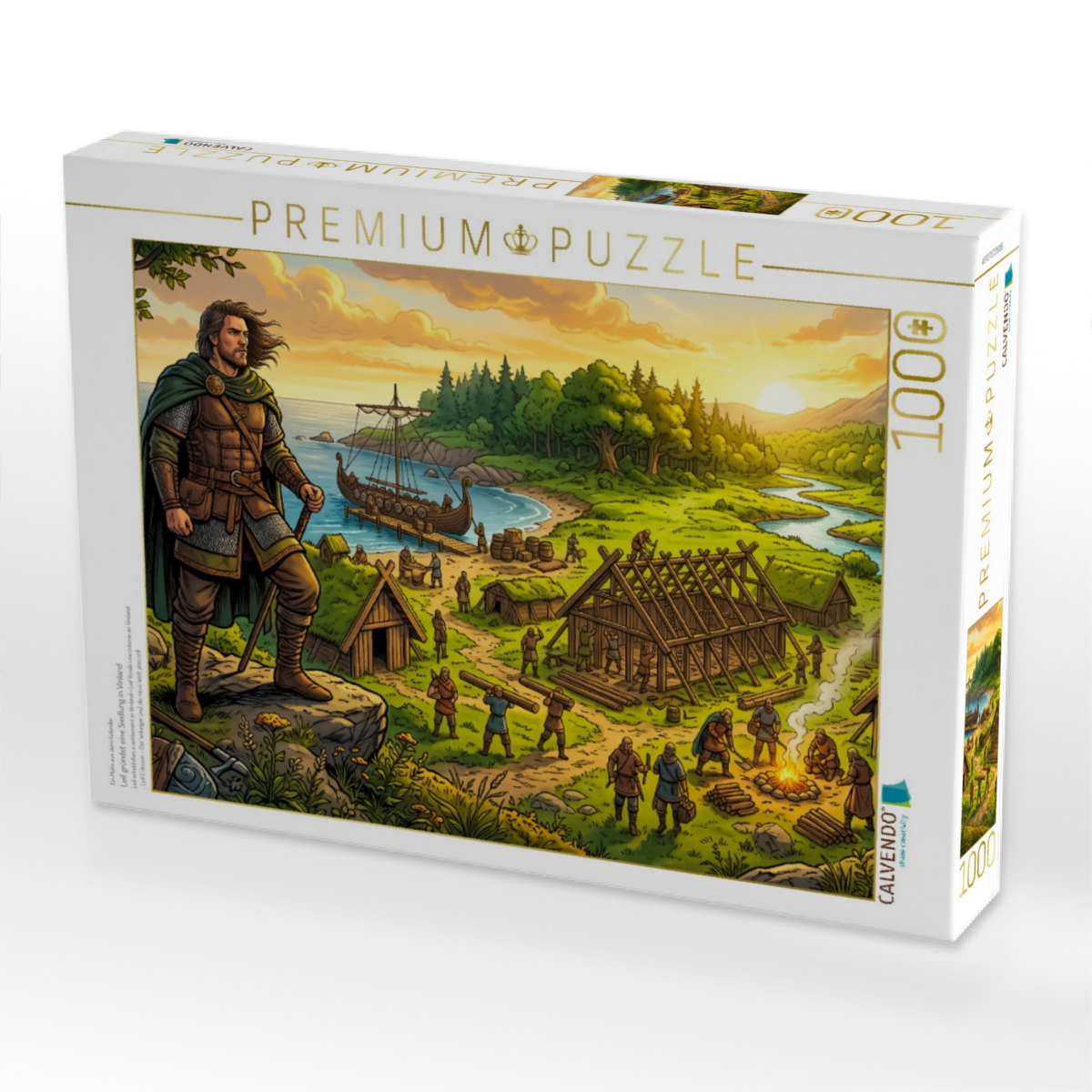 Leif gründet eine Siedlung in Vinland