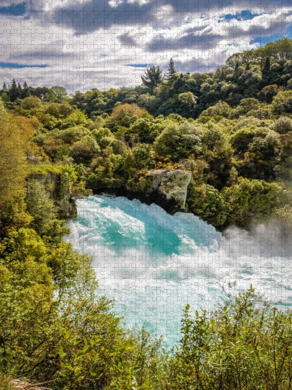 Huka Falls bei Taupo, Waikato, North Island, Neuseeland