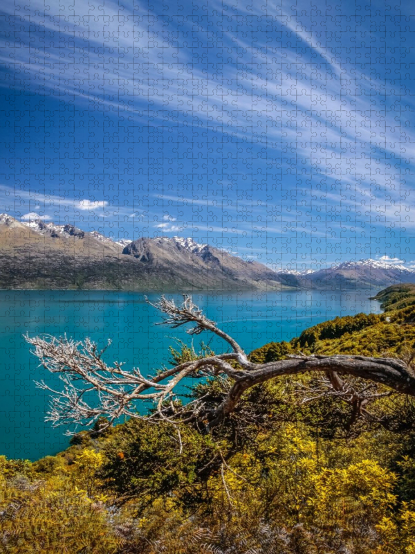 Lake Wakatipu zwischen Queenstown und Glenorchy, Otega, South Island, Neuseeland
