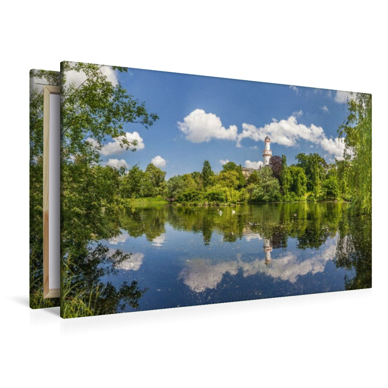 Weiher im Schloßpark von Bad Homburg vor der Höhe, Hessen
