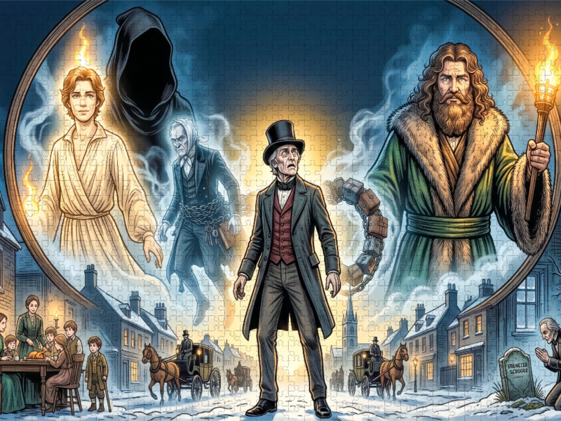 Scrooges wundersame Reise durch die Weihnacht