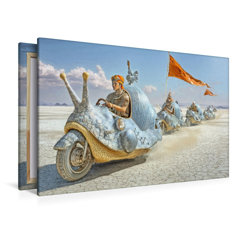 Rennen mit Schneckenwagen