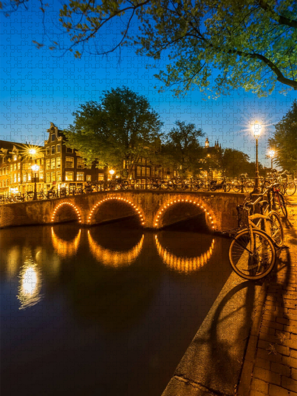 AMSTERDAM Keizersgracht Abendidylle