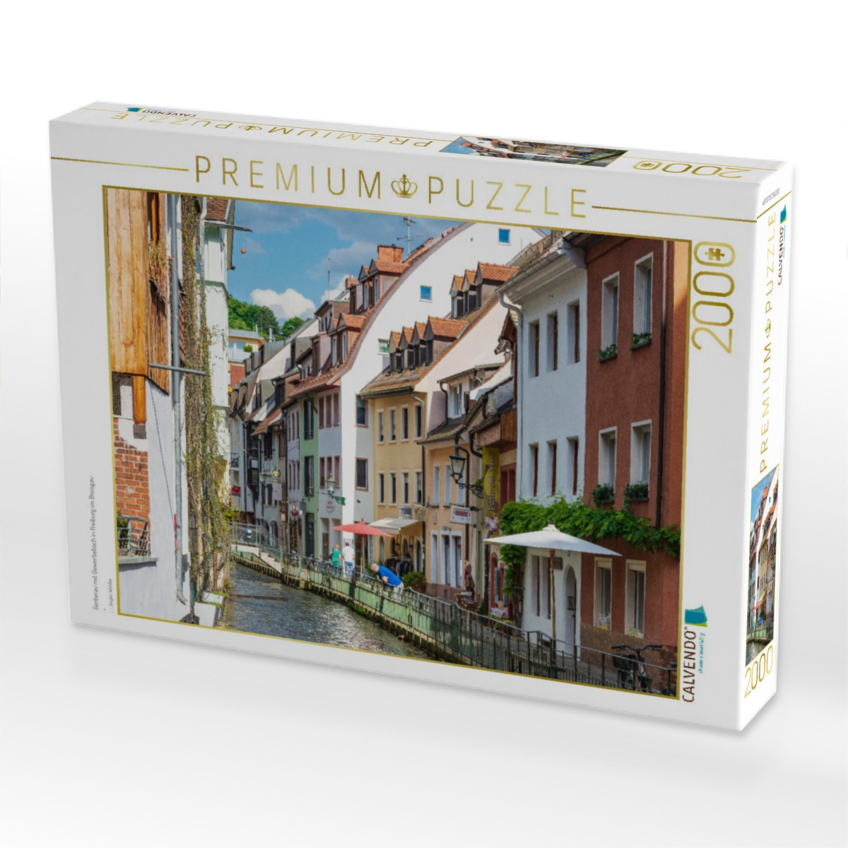 Gerberau mit Gewerbebach in Freiburg im Breisgau