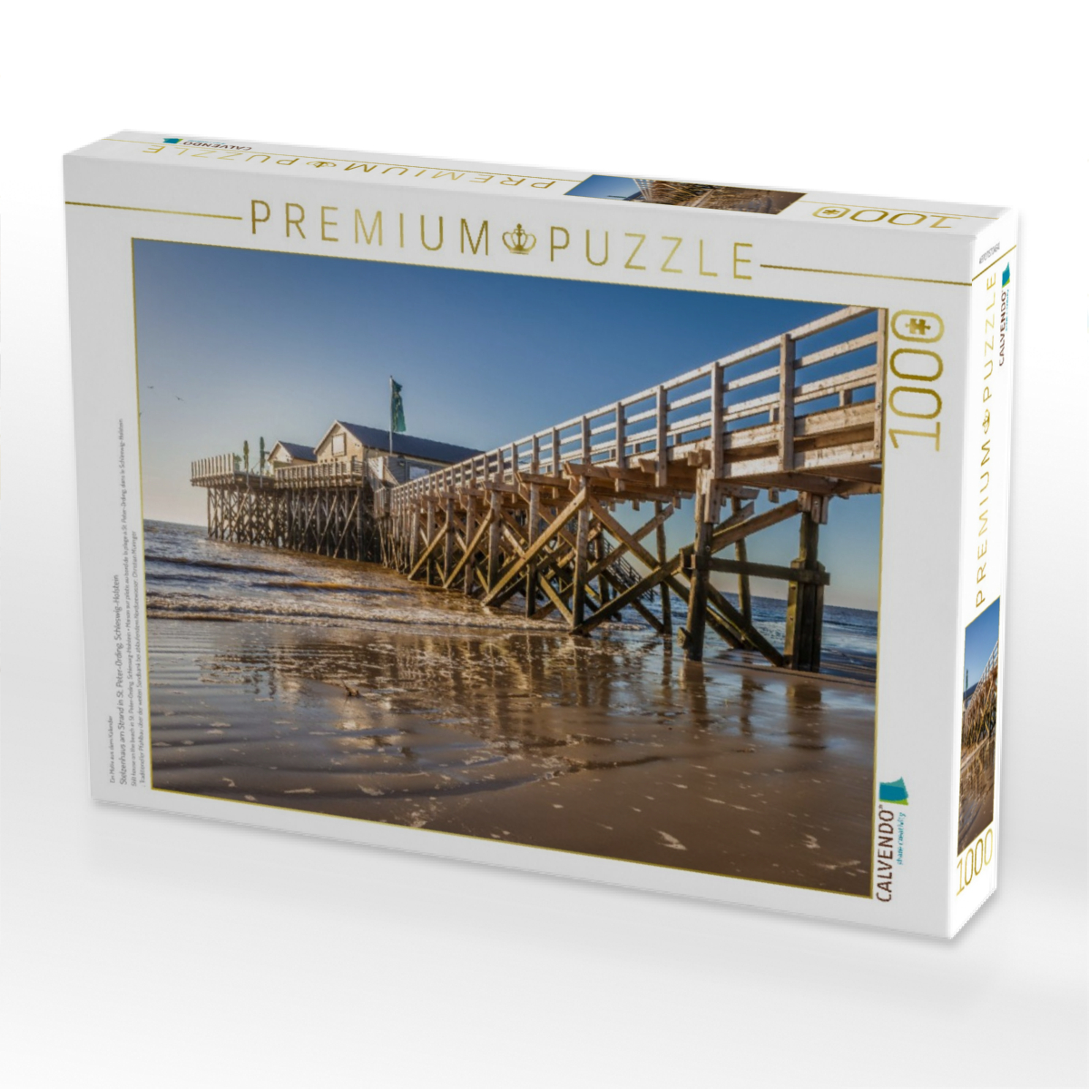 Stelzenhaus am Strand in St. Peter-Ording, Schleswig-Holstein