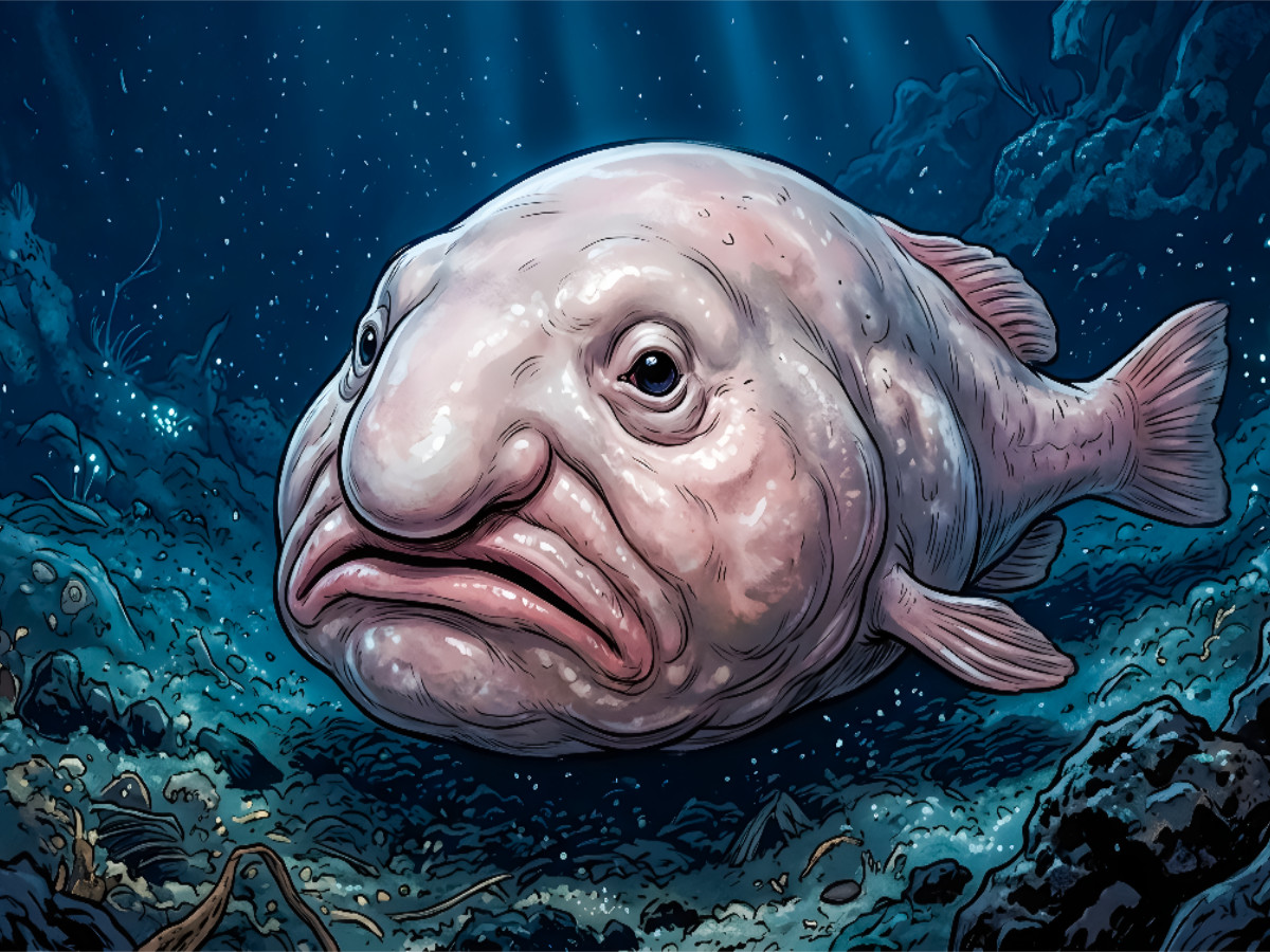 Blobfisch - Psychrolutes marcidus - Tiefsee Australiens