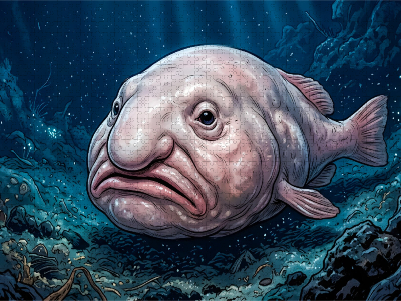 Blobfisch - Psychrolutes marcidus - Tiefsee Australiens