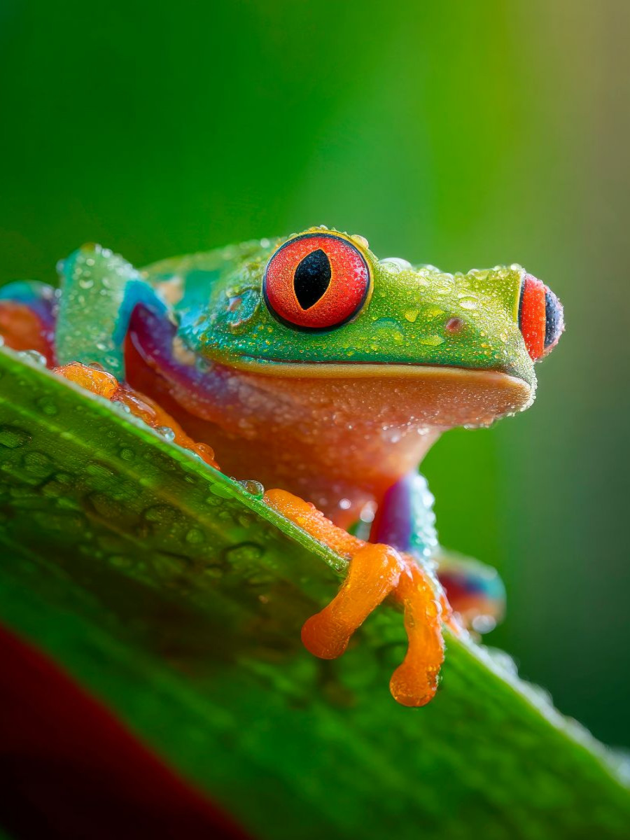 Rotaugenlaubfrosch - Farben der Wildnis