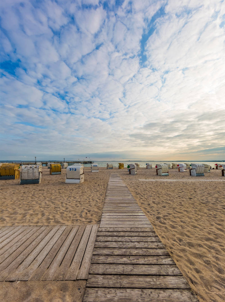 PELZERHAKEN Abendatmosphäre am Strand