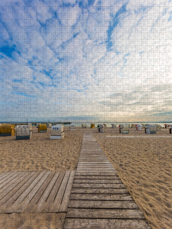 PELZERHAKEN Abendatmosphäre am Strand
