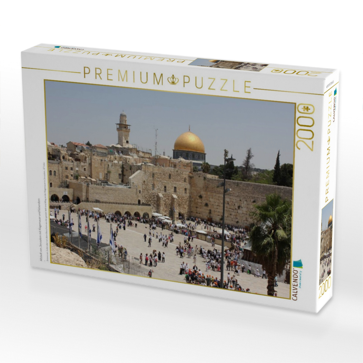 Altstadt von Jerusalem mit Klagemauer und Felsendom