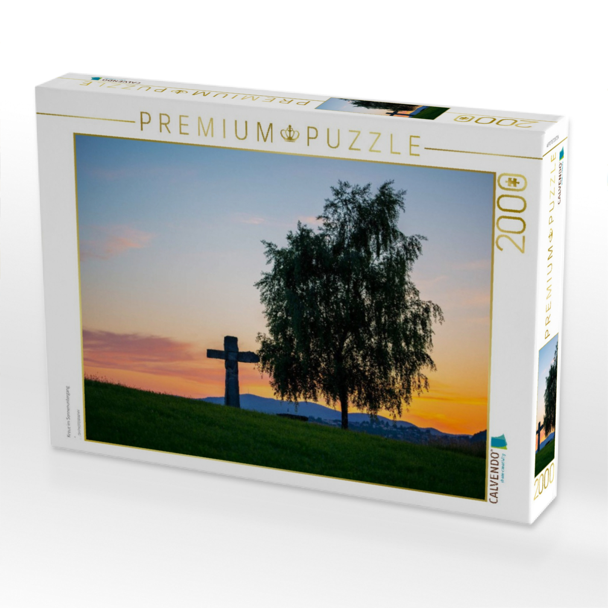 Kreuz im Sonnenuntergang