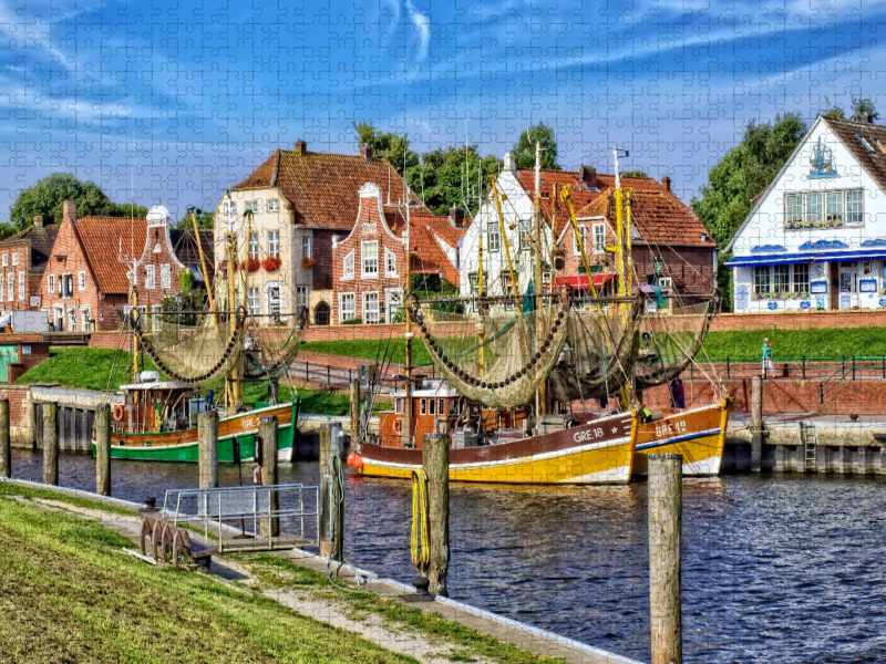 Hafen-Panorama, wie aus dem Bilderbuch
