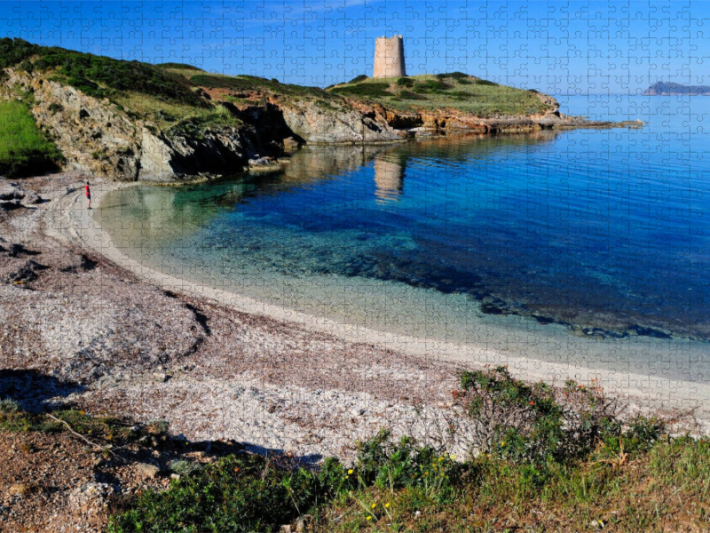 einsame Bucht mit Torre