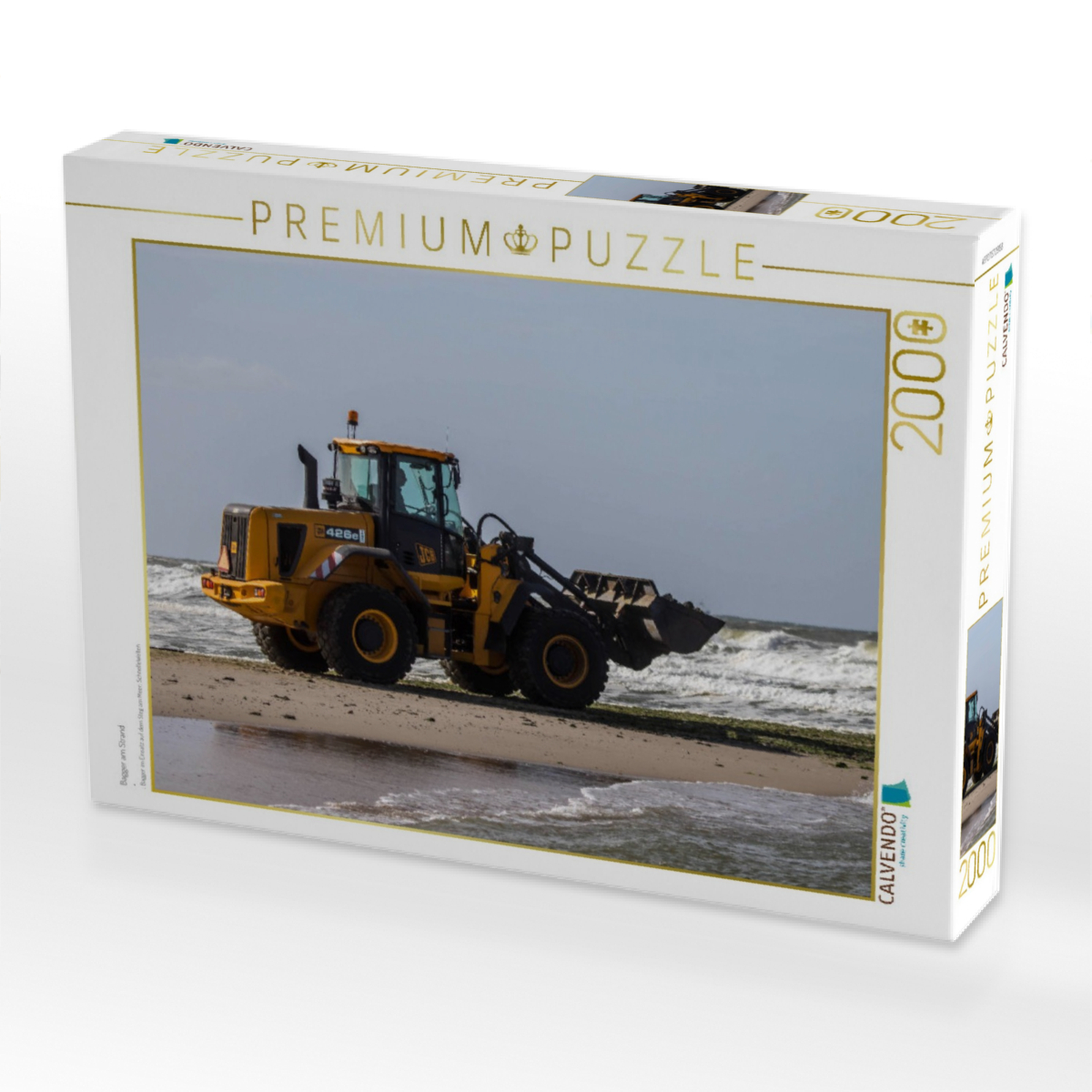 Bagger am Strand