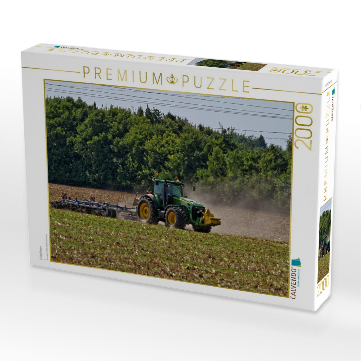 Feld pflügen