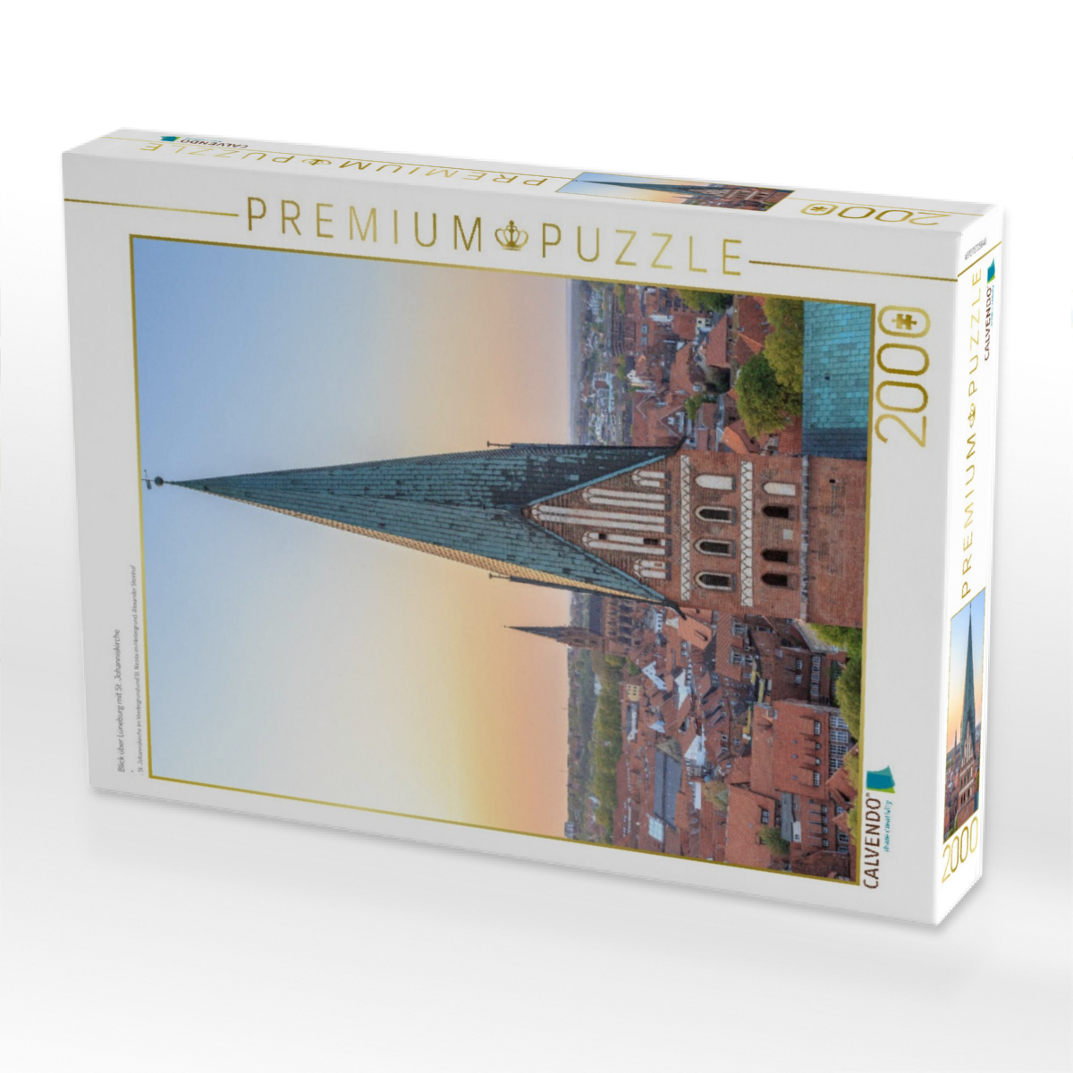 Blick über Lüneburg mit St. Johanniskirche